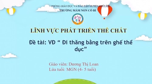 Lĩnh vực phát triển thể chất